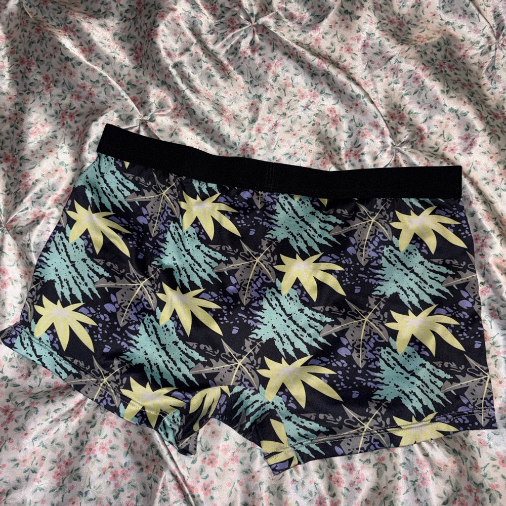 SHEIN Black and Yellow Patterned Briefs